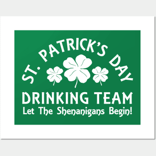 Drinking Team - St. Patrick's Day Posters and Art